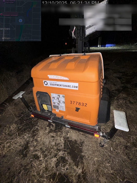 2023 Generac MLT2 Diesel, Flex Switch 120V Input, Powerzone Controller, 
(4) 320W LED Lights, 4kW Generator, 39.9 Gal Fuel Tank, 2" Ball, T3