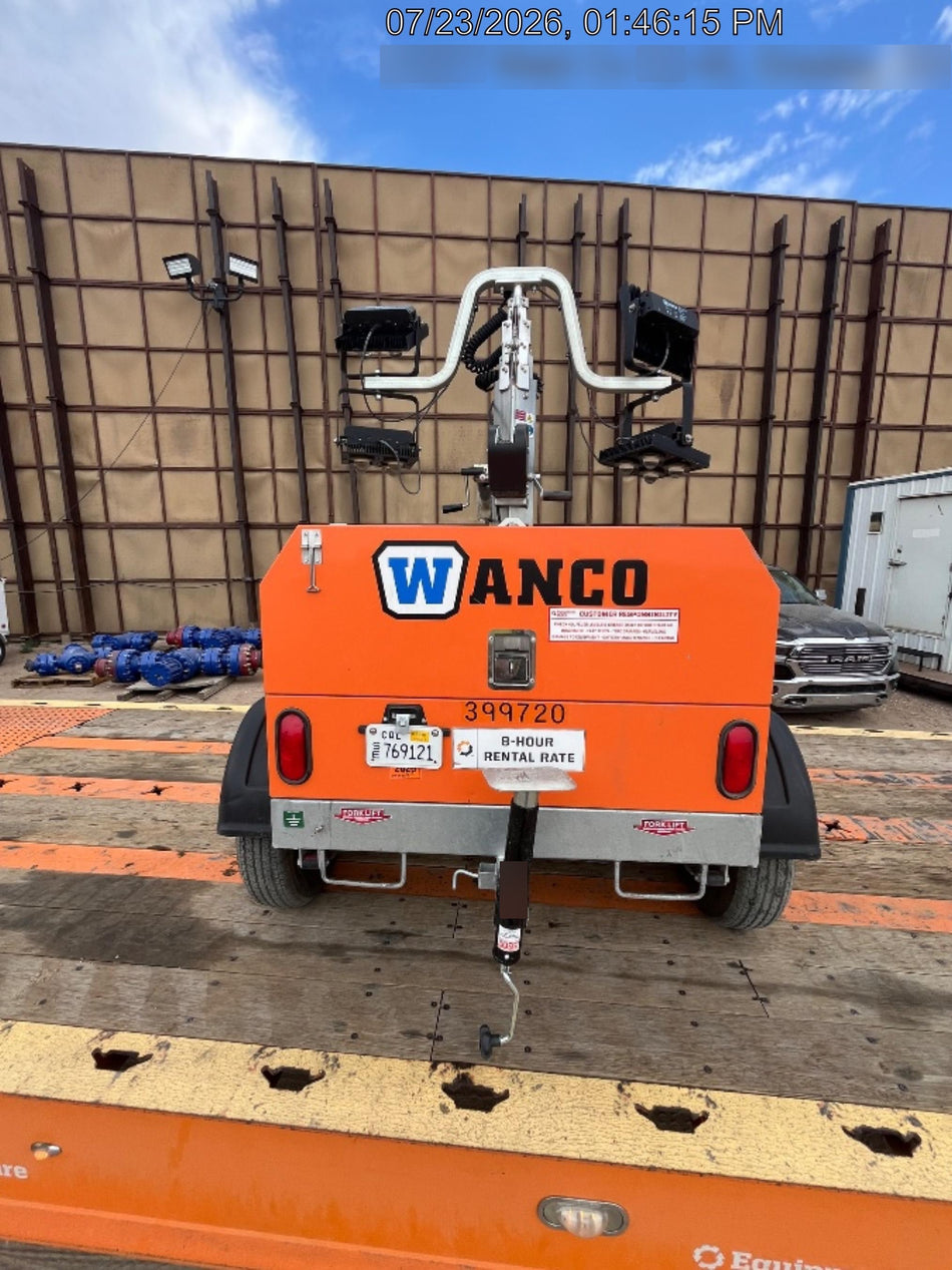 2024 Wanco WLTT-4MM4K Diesel, Deep Sea Controller, Shore Power Plug, Auto Start, (4) 350W LED Floodlights, 4kW Generator, 60 Gal Fuel Tank, 2" Ball, T3
