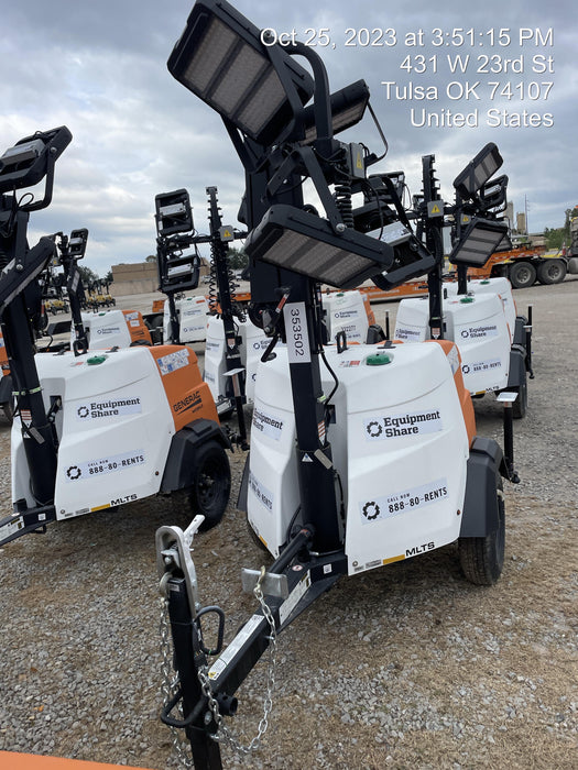 2023 Generac MLT2 Diesel, Flex Switch 120V Input, Powerzone Controller, (4) 320W LED Lights, 4kW Generator, 39.9 Gal Fuel Tank, 2" Ball, T3