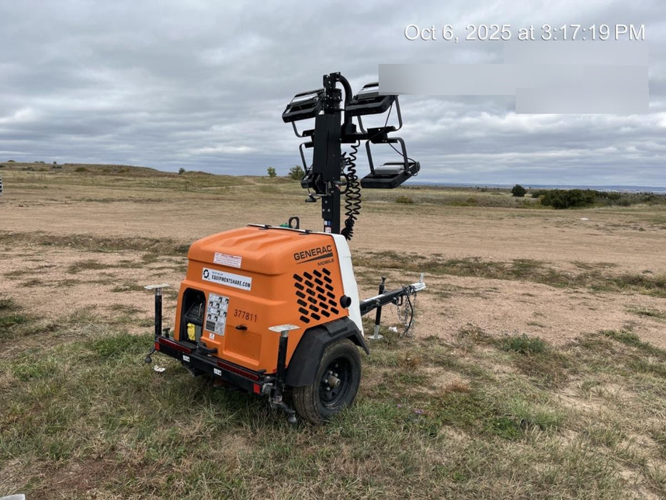 2023 Generac MLT2 Diesel, Flex Switch 120V Input, Powerzone Controller, 
(4) 320W LED Lights, 4kW Generator, 39.9 Gal Fuel Tank, 2" Ball, T3