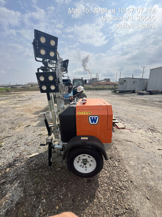 2023 Wanco WLTT-4MM4K Diesel, Deep Sea Controller, Shore Power Plug, Auto Start, (4) 350W LED Floodlights, 4kW Generator, 60 Gal Fuel Tank, 2" Ball, T3