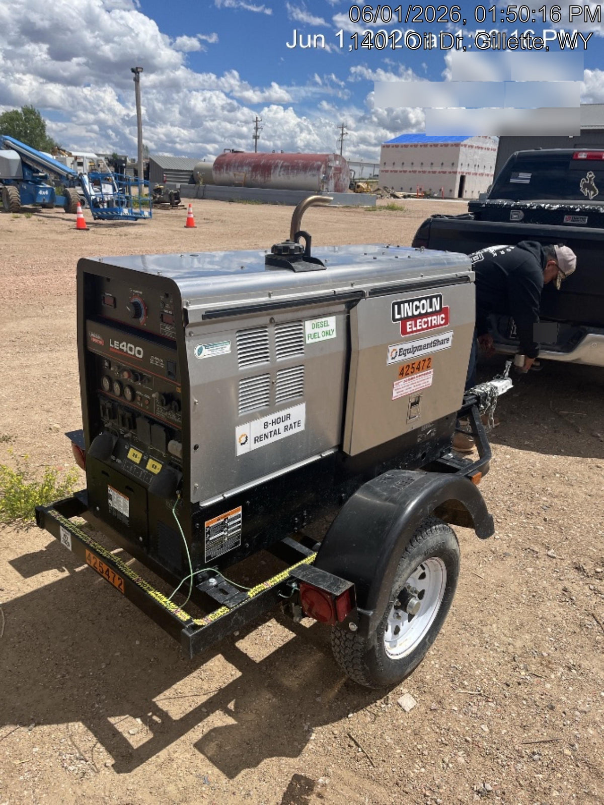 2024 Lincoln Electric LE400 Kubota V1505, Trlr, Cable Rack, Light Kit, ES Decals, T3
