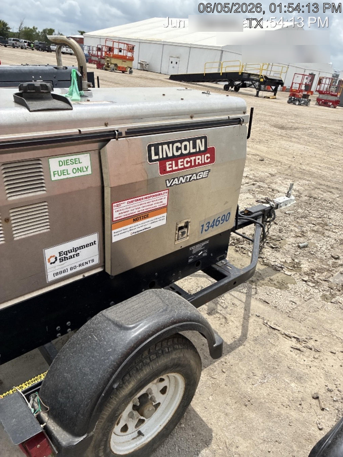 2021 Lincoln Electric Vantage 322 Ready Pak 3