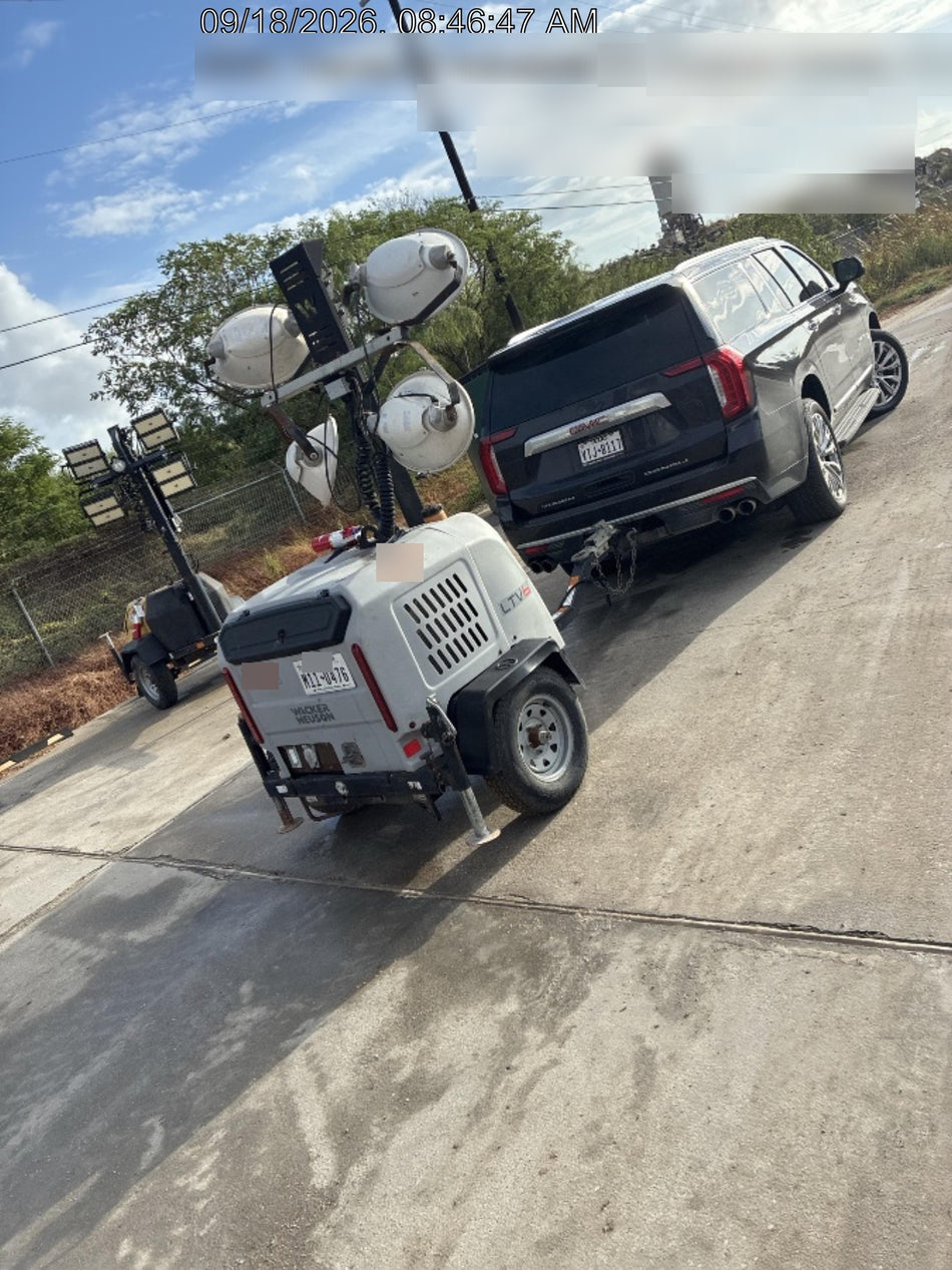 Wacker Neuson LTV6K-MH Power mast, 1100W MH, Fuel Sensors, Wiring Harness