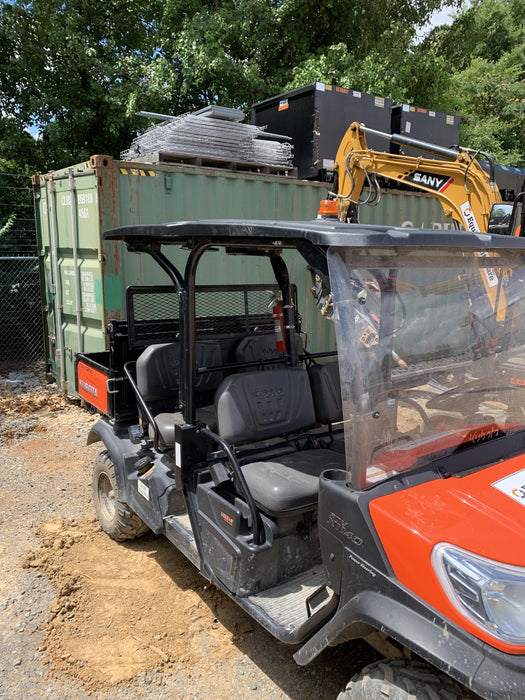 2020 Kubota RTV-X1140W-H 4WD, LED Strobe, Windshield Acrylic Clear, Plastic Canopy, Wire Harness Kit, Backup Alarm