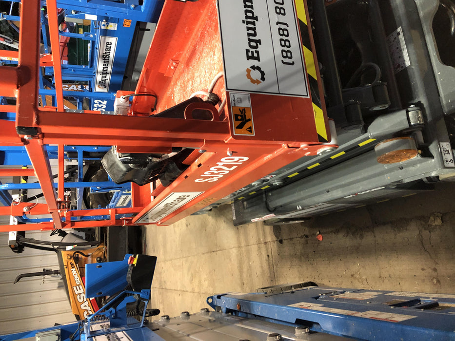 2020 Skyjack SJIII-3219 Solid NM Tires, Half height spring hinged entry gate, Dual Beacons, 800W Inverter