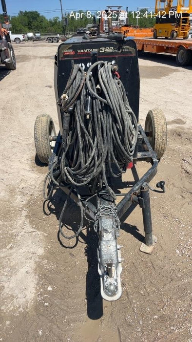 2019 Lincoln Electric Vantage 322 Lincoln Vantage 322 Welder w/Trailer, Light Kit, Cable Rack