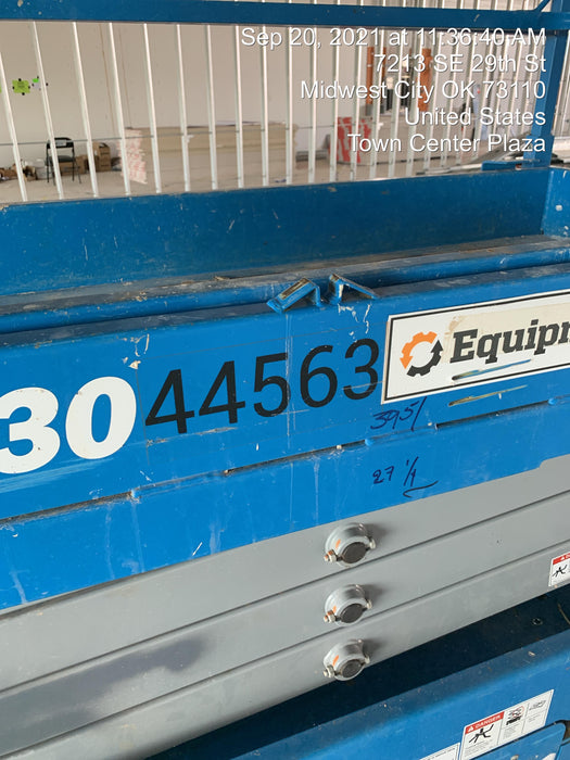 2019 Genie GS-1930 Fixed rails with chain Entry