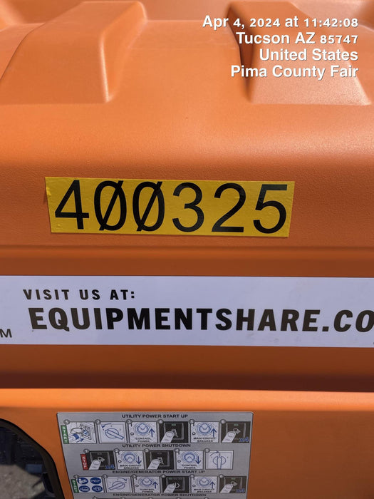 2024 Generac MLT2 Diesel, Flex Switch 120V Input, Powerzone Controller, 
(4) 320W LED Lights, 4kW Generator, 39.9 Gal Fuel Tank, 2" Ball, T3