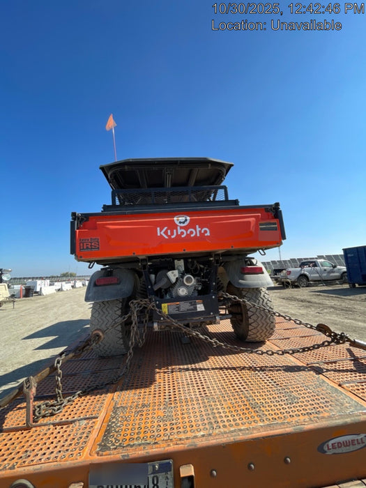 2021 Kubota RTV-X1140W-H Plastic Canopy, Windshield Acrylic Clear, LED Strobe Light, Wire Harness Kit, Back up Alarm