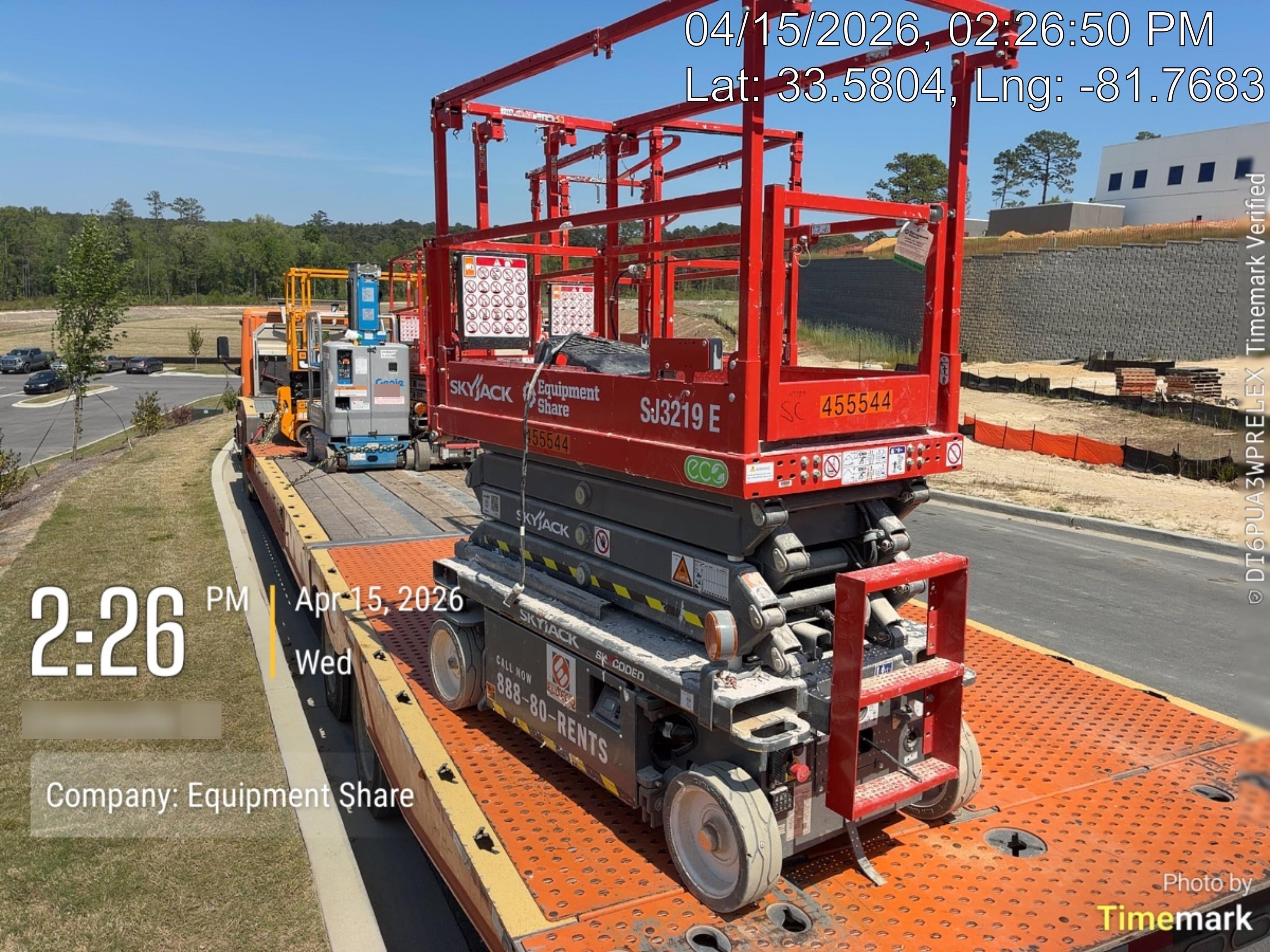 2024 Skyjack SJ3219 Electric Drive, Sld NM Tires, DBcns, RFRails, Power to Platform, T3 + Access Control