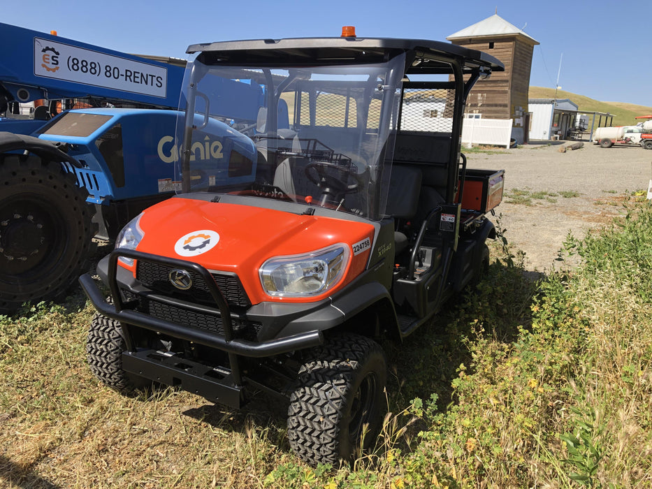 2022 Kubota RTV-X1140W-H Plastic Canopy, Windshield Acrylic Clear, LED Strobe Light, Wire Harness Kit, Back up Alarm