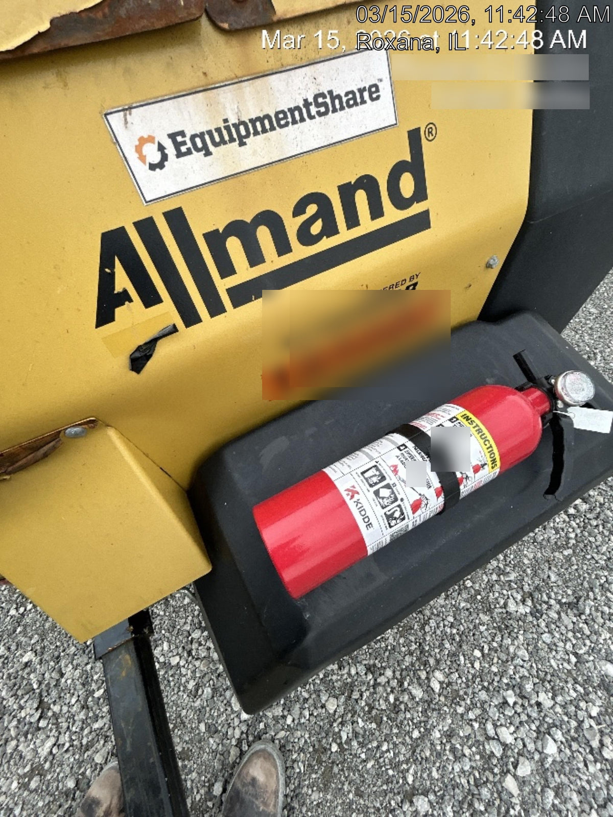 2021 Allmand NLV3GR (4) LED Light Fixture 350W, 23' Vertical Mast, 3kW Prime, Towable, Deep Sea L401, Leveling Jacks, Yanmar T4F 5.8hp