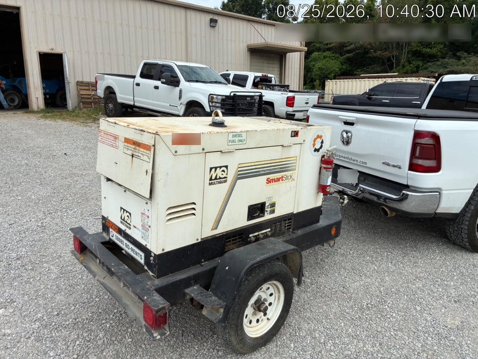 2019 Multiquip DLW400ESA4 Dual Pack, Trailer Mounted
