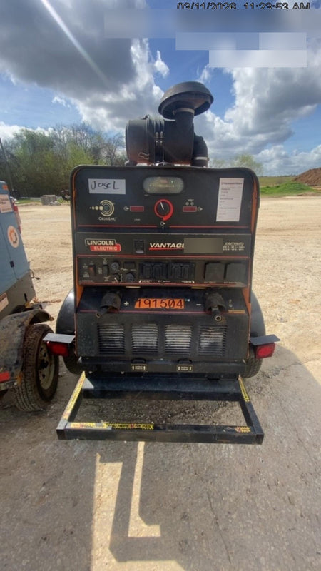 2021 Lincoln Electric Vantage 549X Ready Pak 3, ORANGE (includes trailer, cable rack, fender light kit)