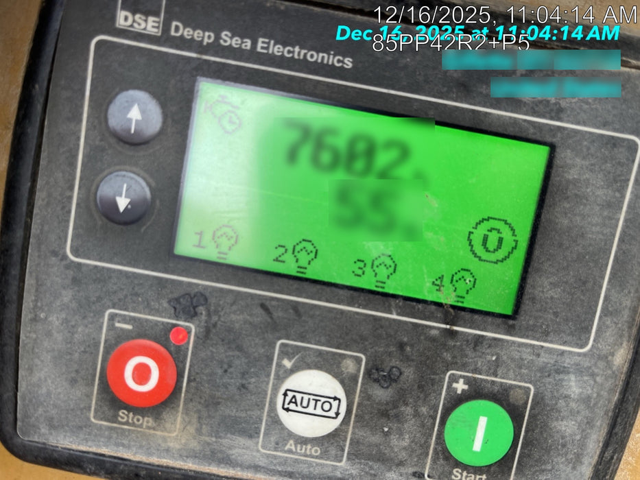 2022 Allmand NLV3GR (4) LED Light Fixture 350W, 23' Vertical Mast, 3kW Prime, Towable, ES Decals, T3