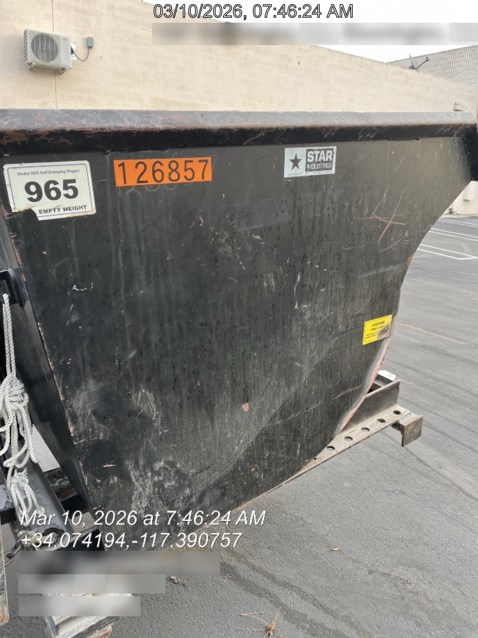 2020 STAR INDUSTRIES M-1820 - Self-Dump Hopper