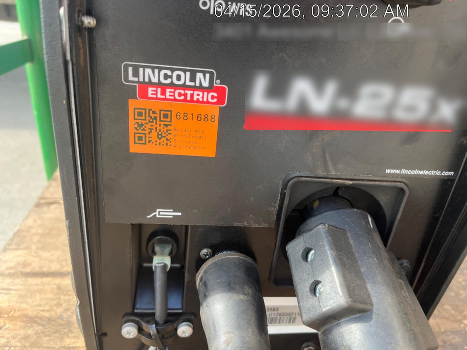 2026 LINCOLN ELECTRIC LN-25X w/Flowmeter