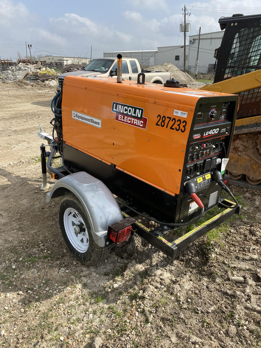 2022 Lincoln Electric LE400 Kubota V1505, Trlr, Cable Rack, Light Kit, ES Decals, T3