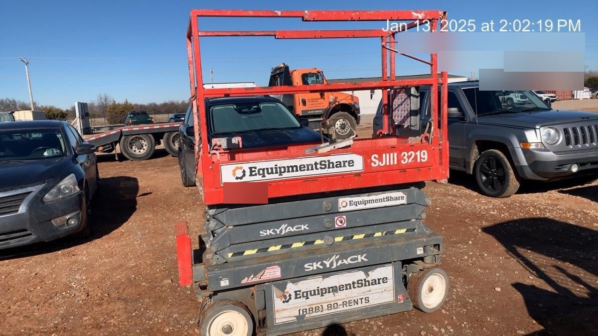 2019 Skyjack SJIII-3219 Standard Options, Trojan Batteries