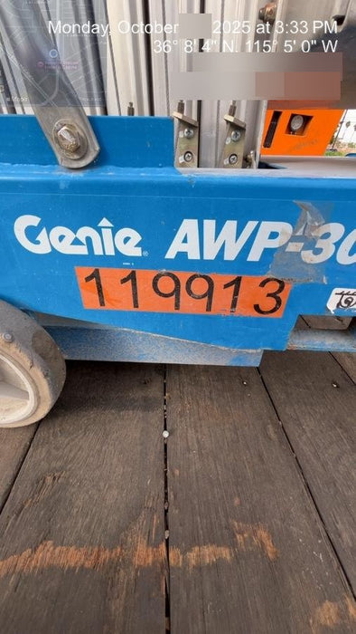 2020 GENIE AWP-30S