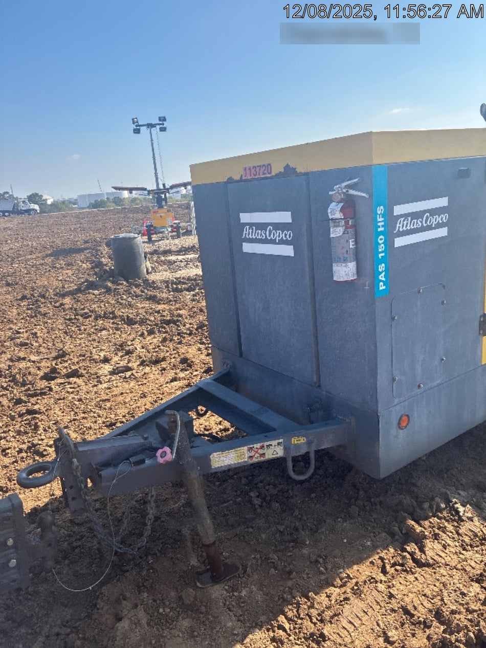 2020 ATLAS COPCO PAS 150 HF CS Enclosed