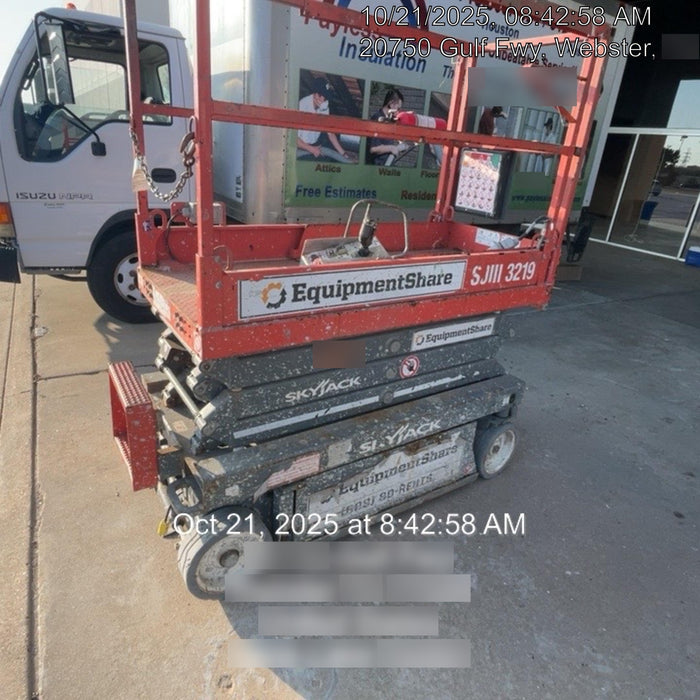 2019 Skyjack SJIII-3219 Standard Options