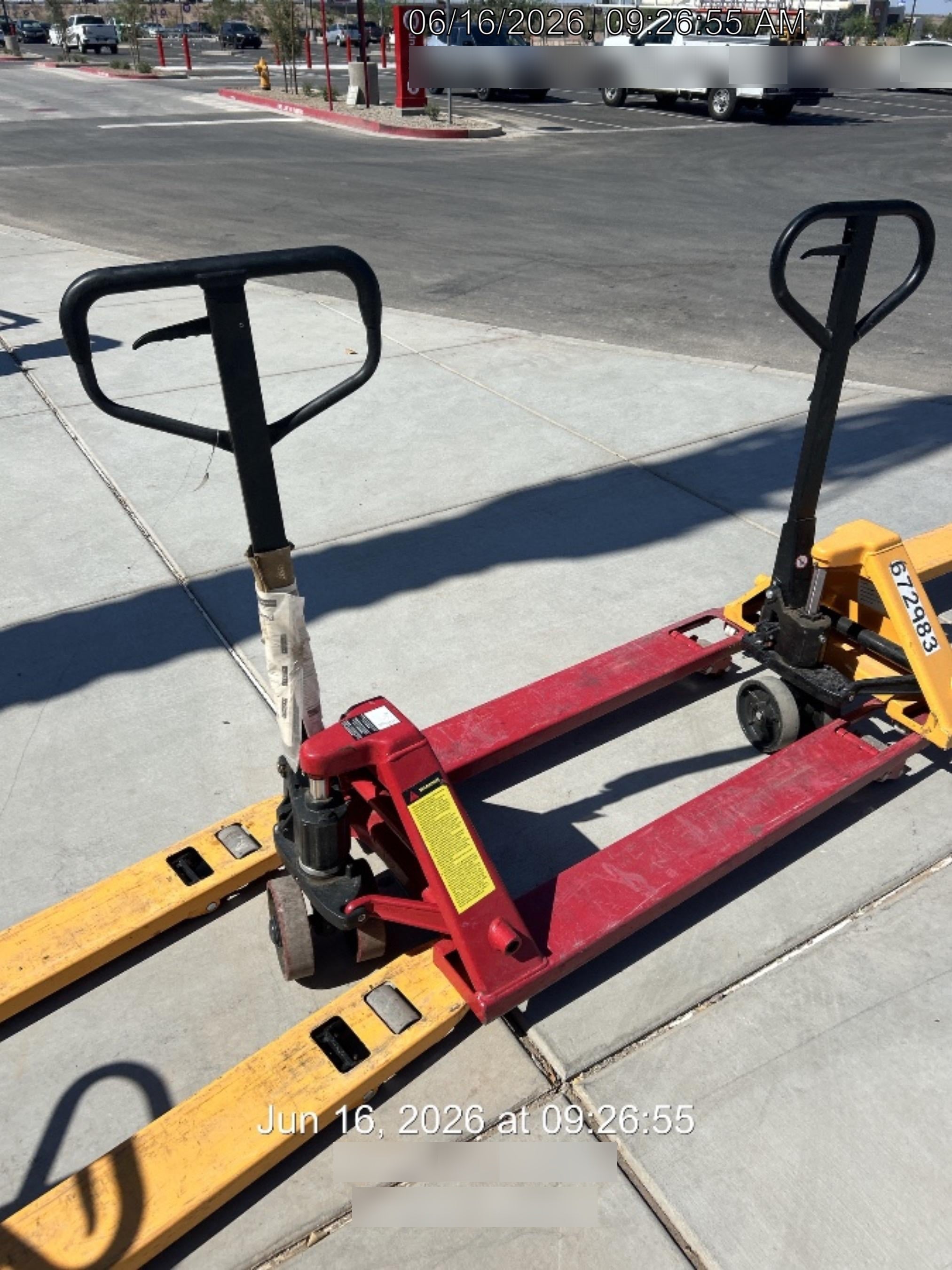 2025 GRAINGER PALLET JACK, 5500 LBS., GRAINGER