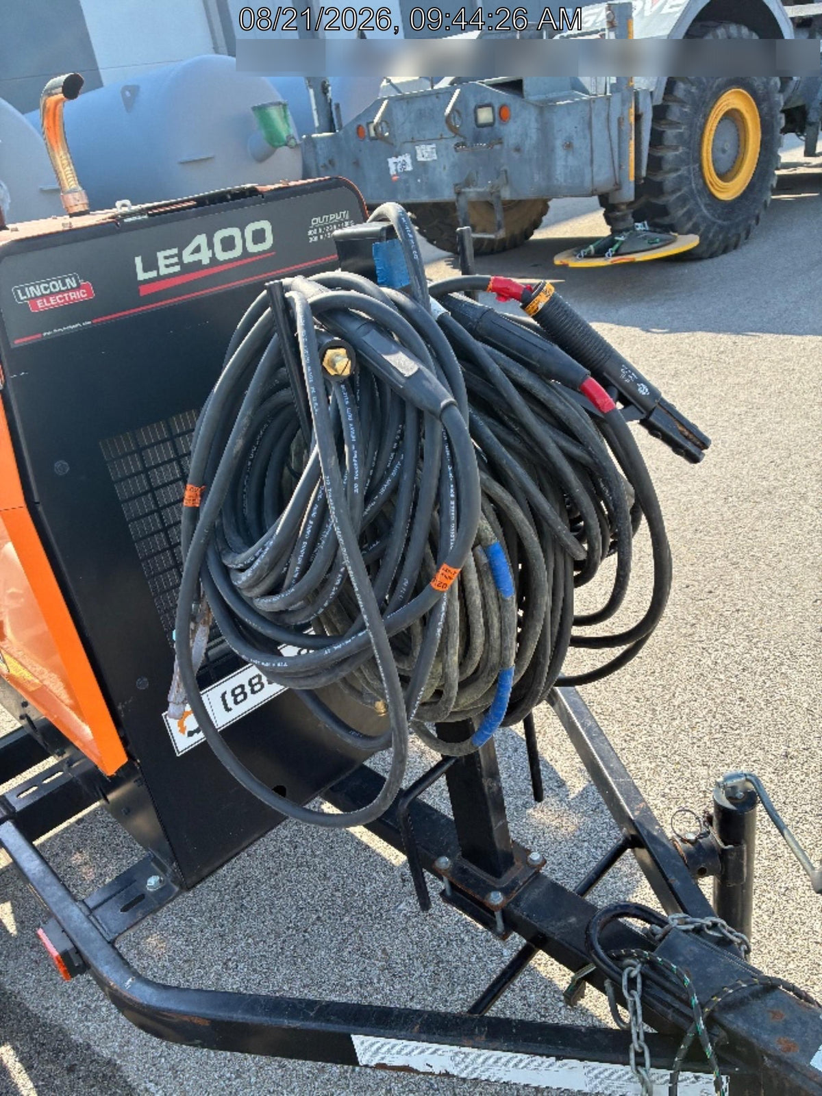 2022 Lincoln Electric LE400 Kubota V1505, Trlr, Cable Rack, Light Kit, ES Decals, T3