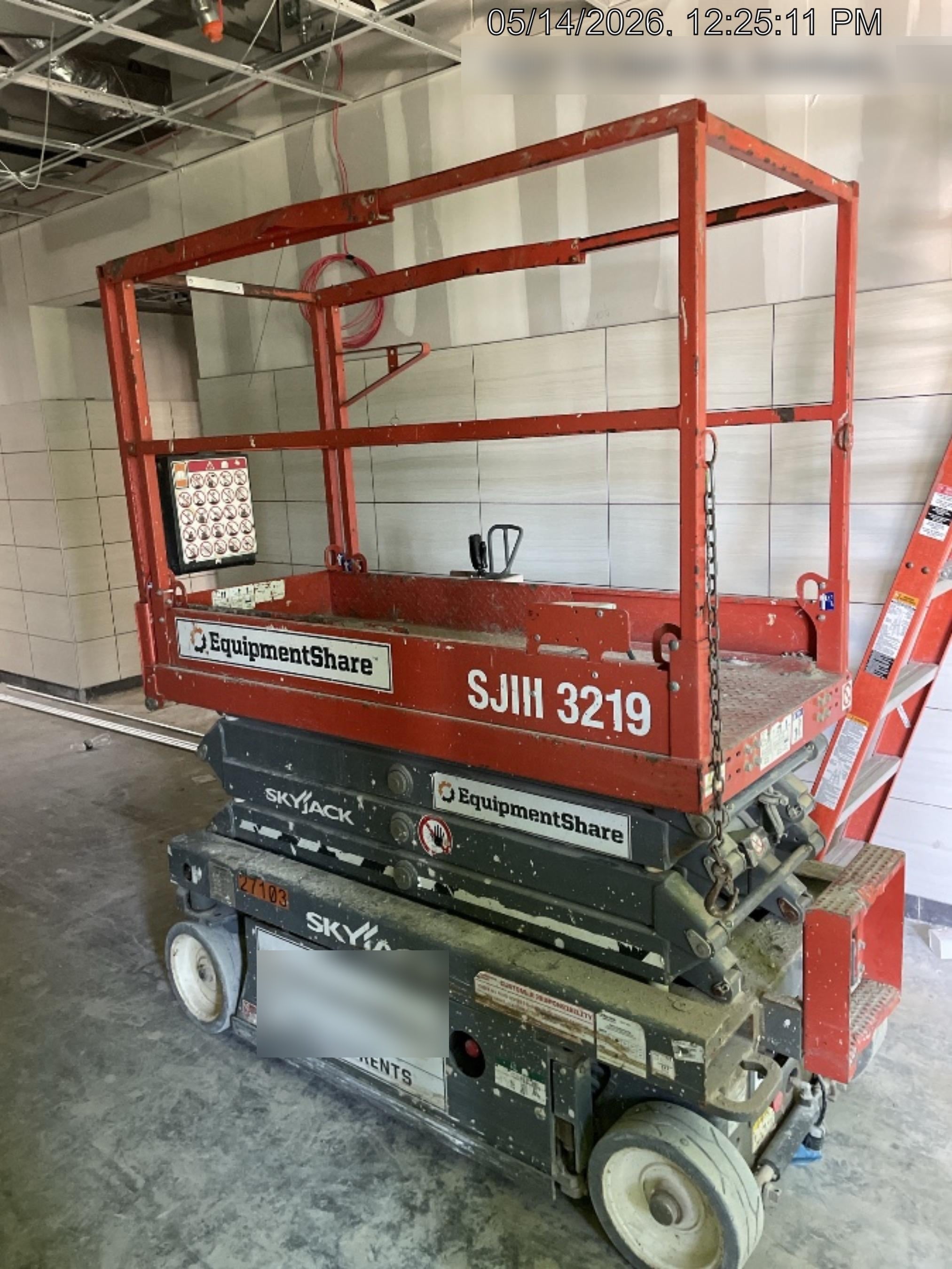 2019 Skyjack SJIII-3219 Standard Options
