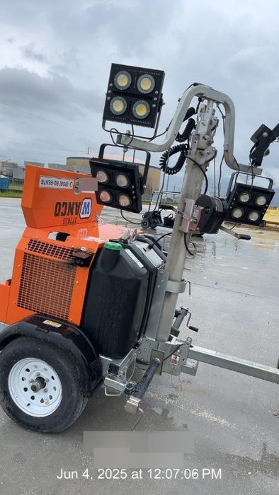 2023 Wanco WLTT-4MM4K Diesel, Deep Sea Controller, Shore Power Plug, Auto Start, (4) 350W LED Floodlights, 4kW Generator, 60 Gal Fuel Tank, 2" Ball, T3