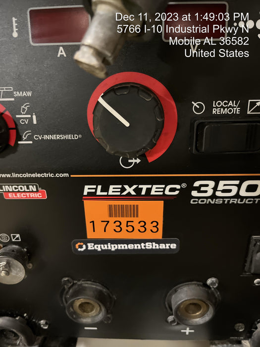 2021 LINCOLN ELECTRIC FLEXTEC 350X