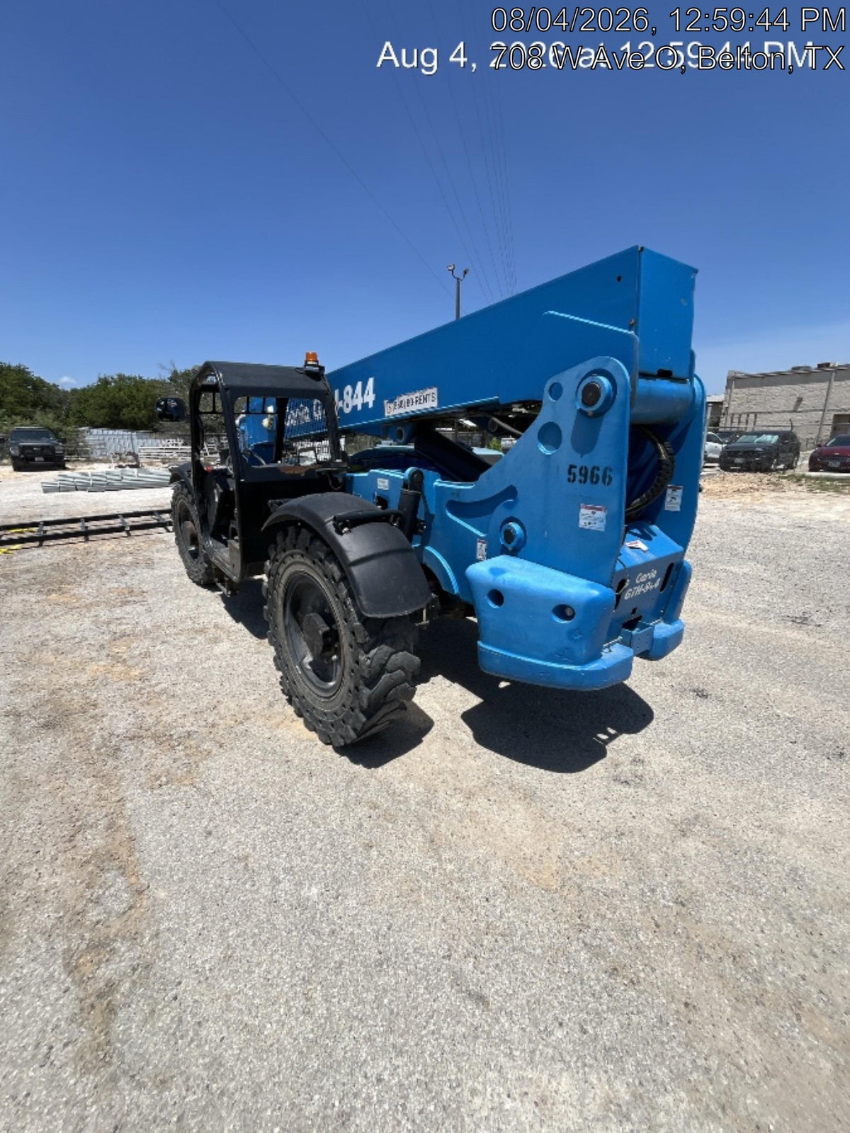 2017 Genie GTH-844 Genie GTH-844, Solid Tires, 60" carriage/forks, Open ROPS, Work Lights