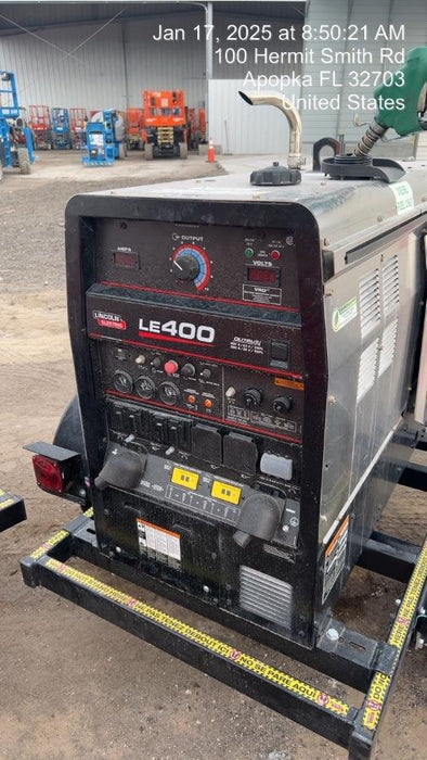 2024 Lincoln Electric LE400 Kubota V1505, Trlr, Cable Rack, Light Kit, ES Decals, T3