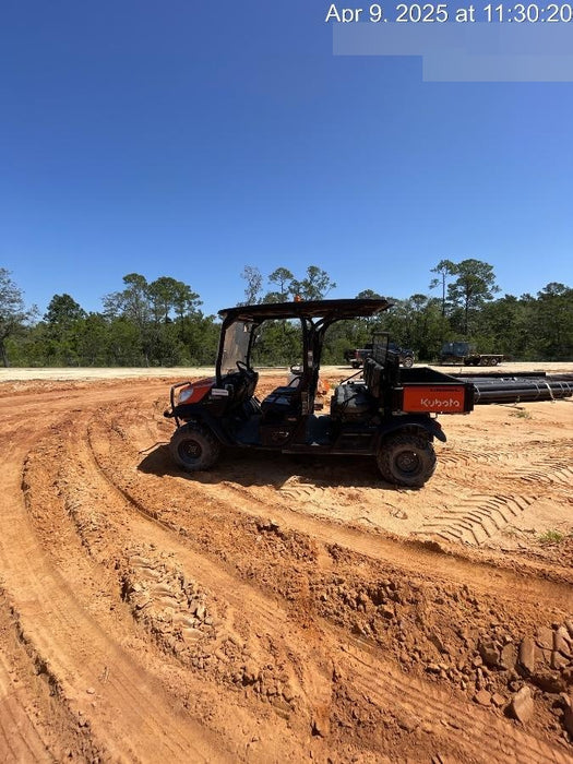 2021 Kubota RTV-X1140W-H Plastic Canopy, Windshield Acrylic Clear, LED Strobe Light, Wire Harness Kit, Back up Alarm