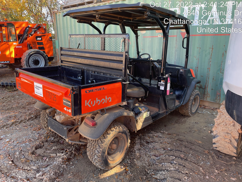 2021 Kubota RTV-X1140W-H Plastic Canopy, Windshield Acrylic Clear, LED Strobe Light, Wire Harness Kit, Back up Alarm