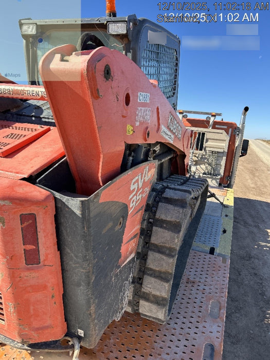 2019 Kubota SVL95-2SC Cab/Heat/Air, Standard Tracks, Standard Flow, Hydraulic QC 80" HD w/ Smooth Cutting Edge