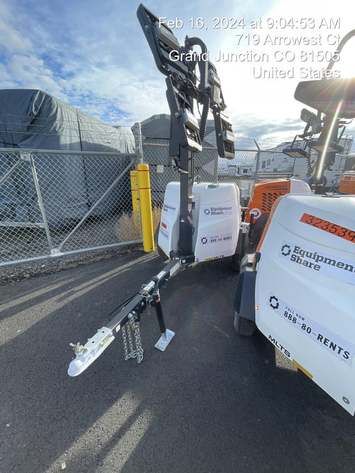 2023 Generac MLT2 Diesel, Flex Switch 120V Input, Powerzone Controller, (4) 320W LED Lights, 4kW Generator, 39.9 Gal Fuel Tank, 2" Ball, T3