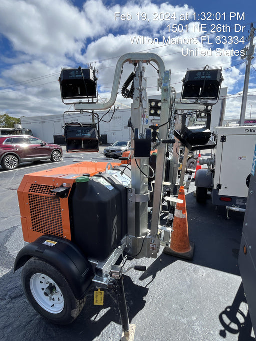 2023 Wanco WLTT-4MM4K Diesel, Deep Sea Controller, Shore Power Plug, Auto Start, (4) 350W LED Floodlights, 4kW Generator, 60 Gal Fuel Tank, 2" Ball, T3
