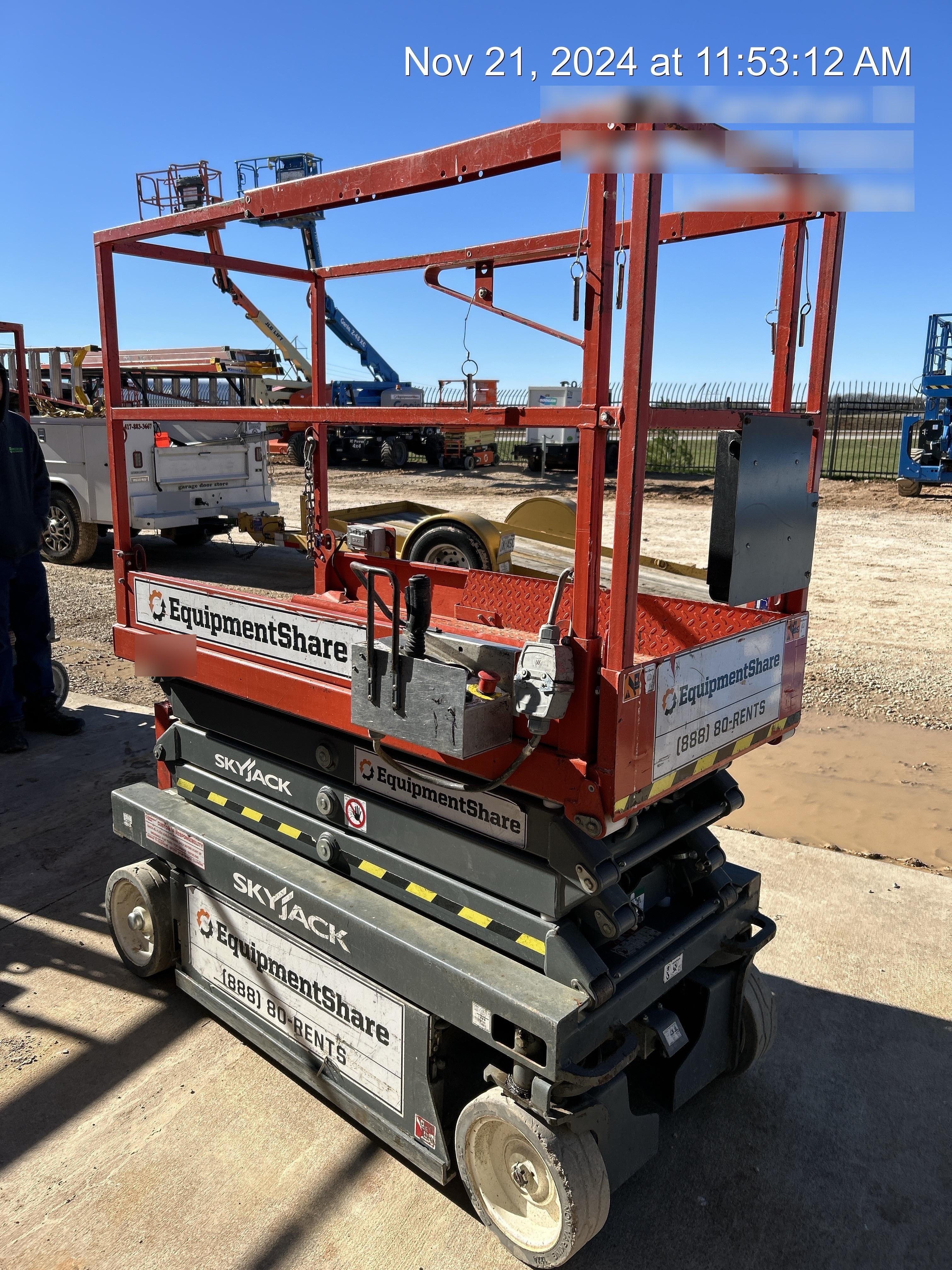 2019 Skyjack SJIII-3219 Standard Options, Trojan Batteries