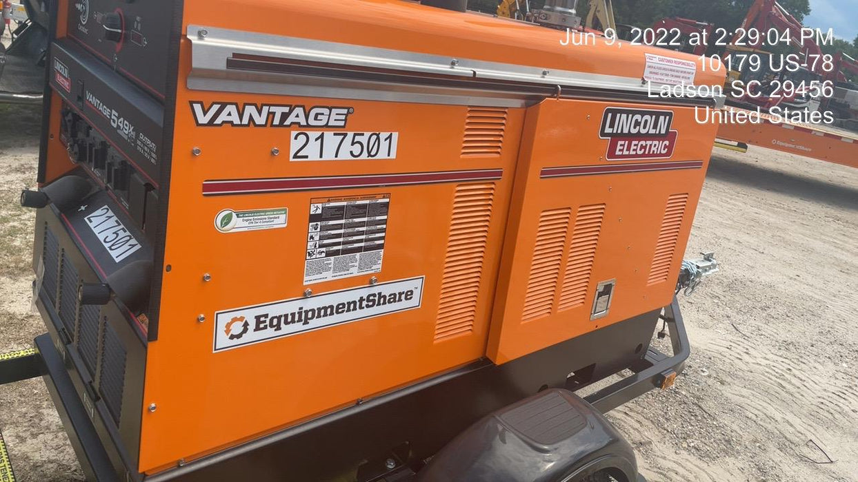 2022 Lincoln Electric Vantage 549X VANTAGE 549X READY-PAK 3