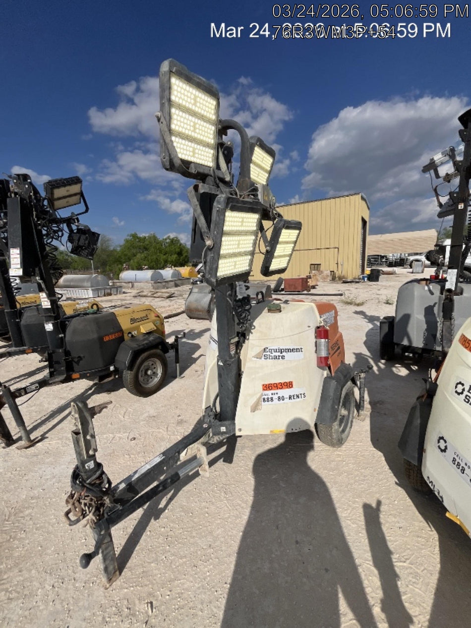 2023 Generac MLT2 Diesel, Flex Switch 120V Input, Powerzone Controller, 
(4) 320W LED Lights, 4kW Generator, 39.9 Gal Fuel Tank, 2" Ball, T3