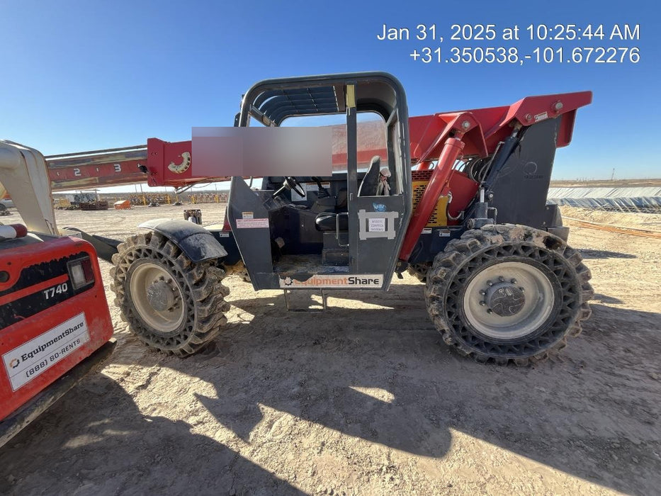 2018 Manitou 12042 Manitou MTA 12042 w/Open ROPS, Work Lights/Strobe, Aux Hyd, Solid Tires, Lift Hook, 66" Carriage, 72" Forks, Outriggers