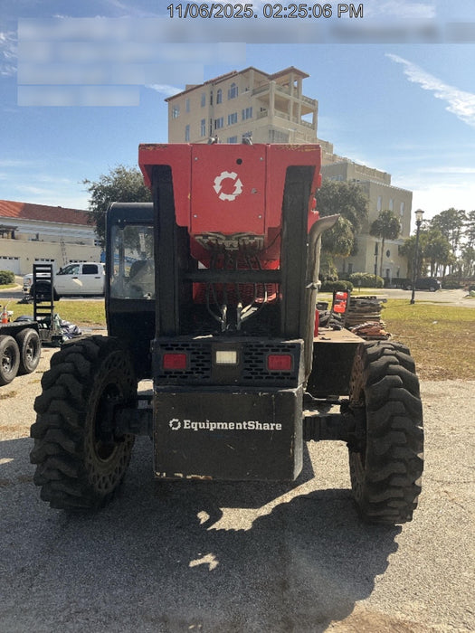 2019 Manitou MTA10055 Canopy, 120 HP, Solid Tires, Work Lights, Lift Hook, Auxiliary Hydraulics 66" Carriage and 60" Forks