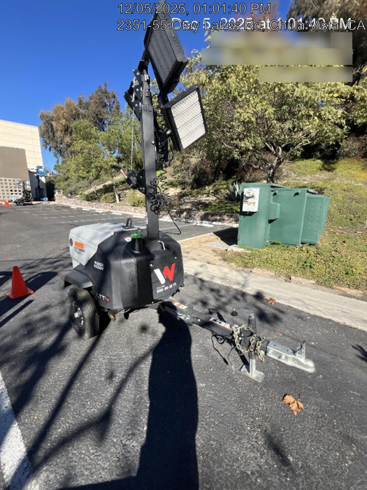 2024 Wacker Neuson LTT4 Diesel, Kohler KDW702, Deep Sea Controller, Auto Start, LED 320W, Bypass Outlet, T3