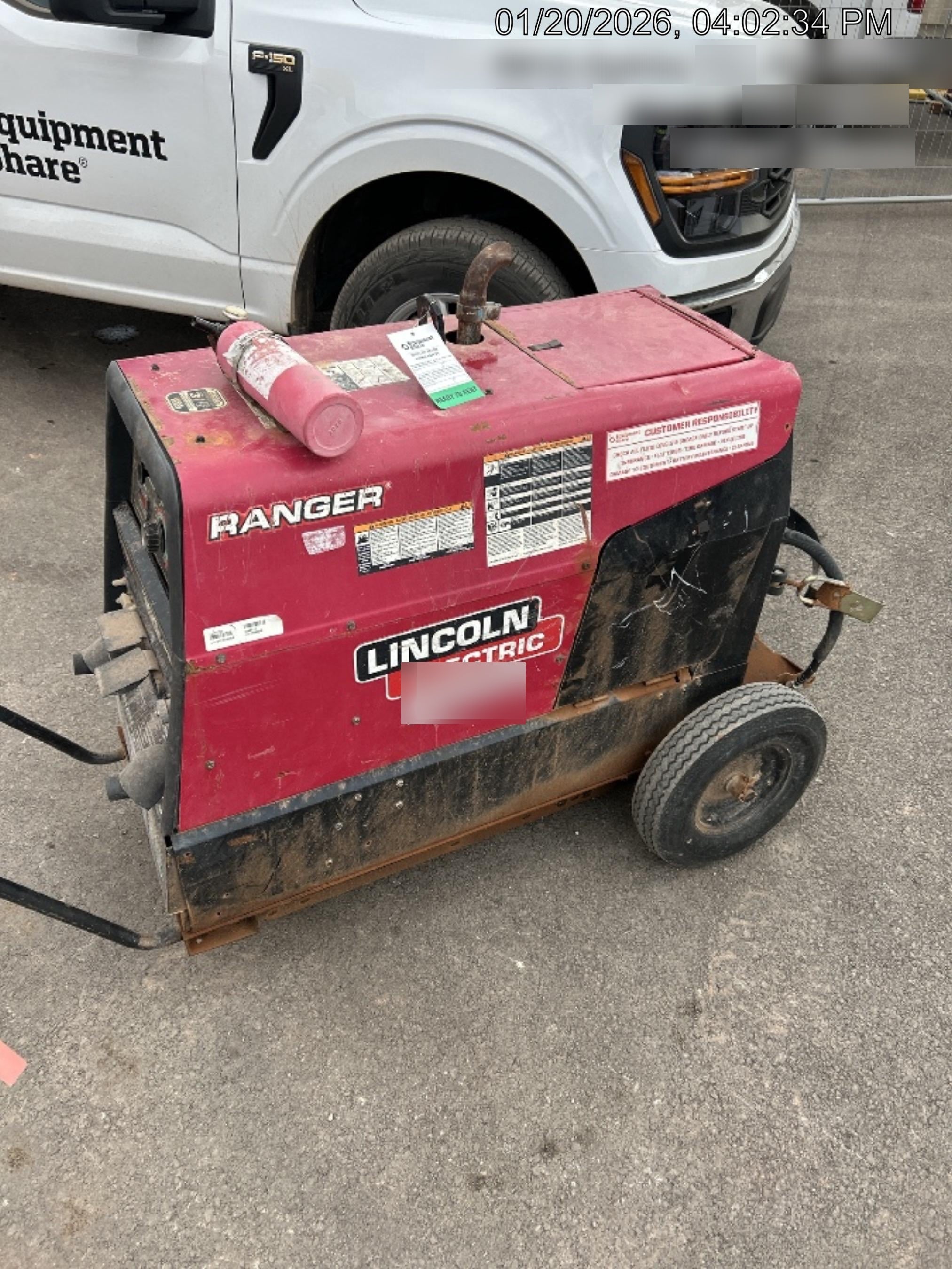 2021 Lincoln Electric Ranger 305 LPG Ranger® 305 LPG Engine Driven Welder
(Kohler®) One-Pak