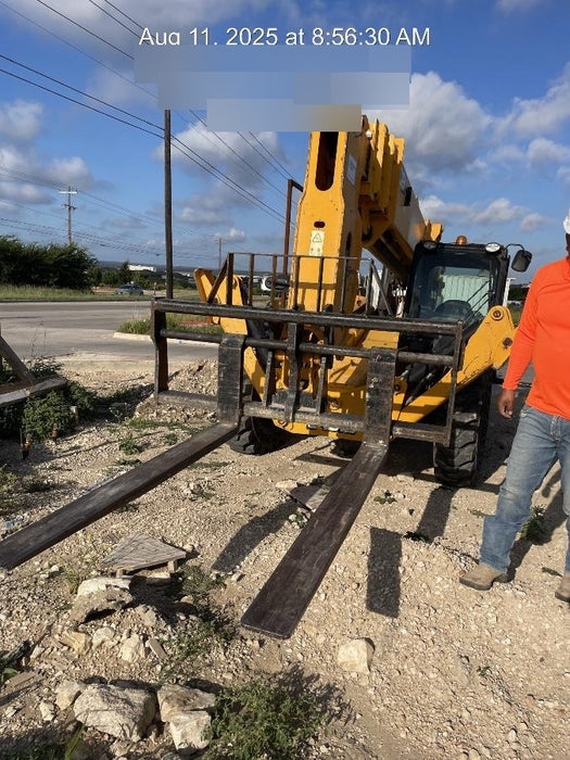 2019 JCB 510-56 JCB 510-56 Telehandler 74 HP w/CAB/HVAC, Beacon, Worklights, Aux Hydraulics, Solid Tires, 72" Carriage/Forks