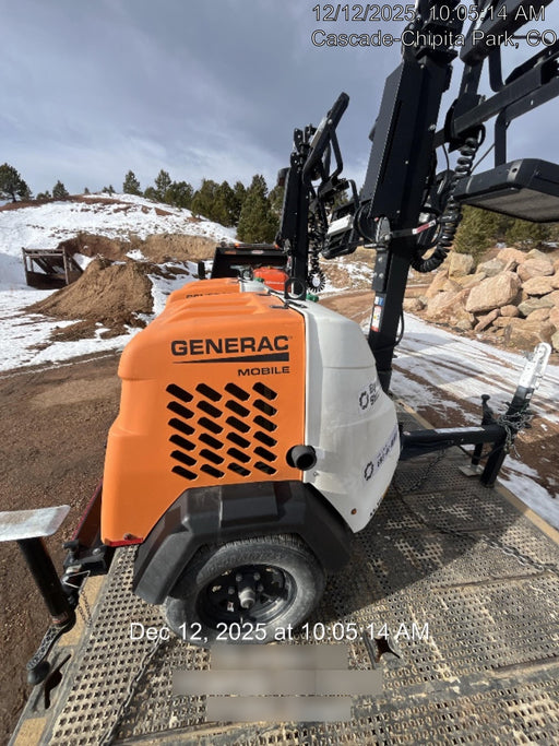 2023 Generac MLT2 Diesel, Flex Switch 120V Input, Powerzone Controller, 
(4) 320W LED Lights, 4kW Generator, 39.9 Gal Fuel Tank, 2" Ball, T3