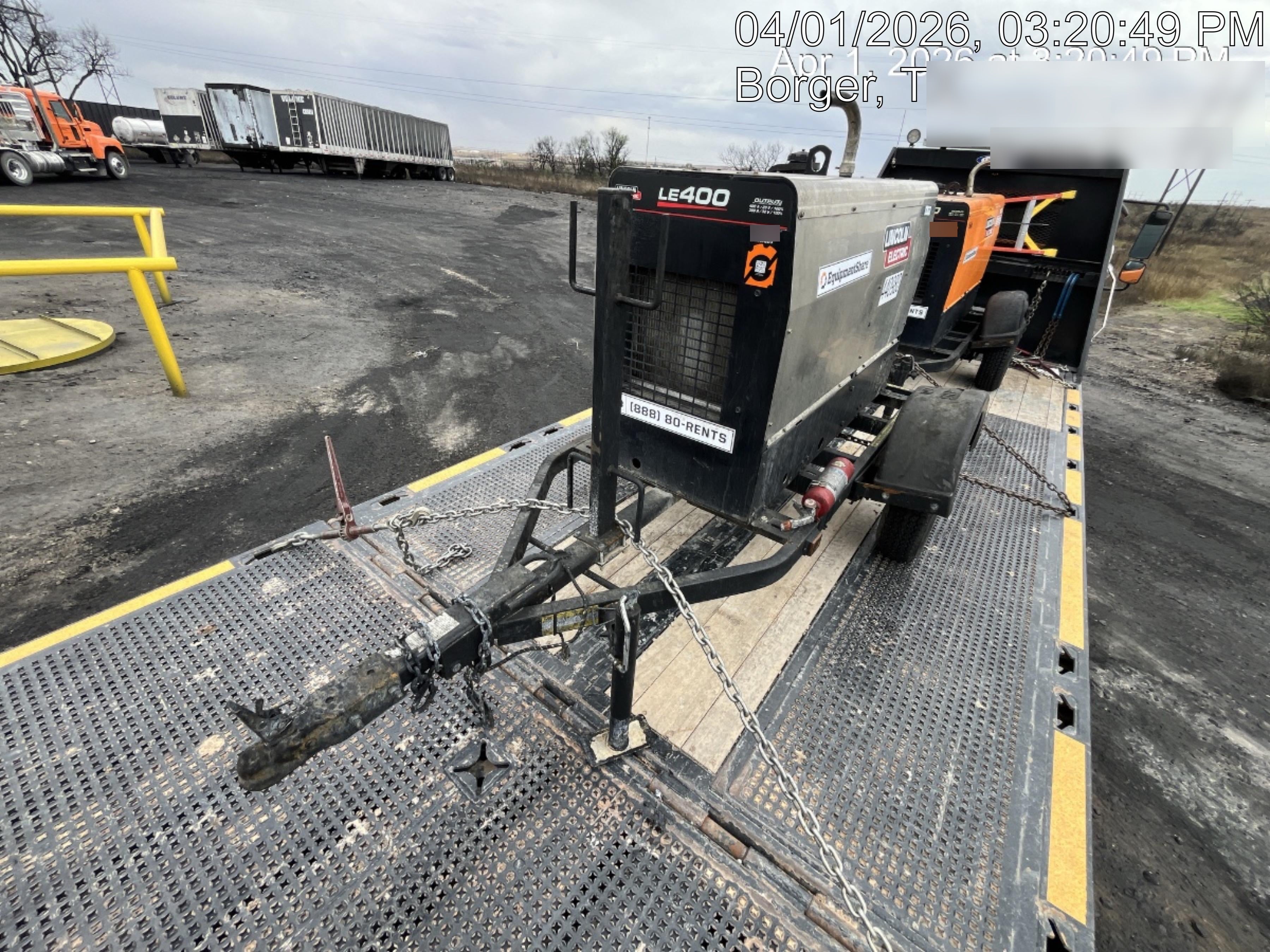 2024 Lincoln Electric LE400 Kubota V1505, Trlr, Cable Rack, Light Kit, ES Decals, T3