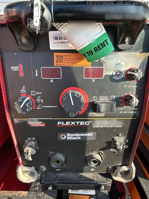 2020 LINCOLN ELECTRIC FLEXTEC 350X